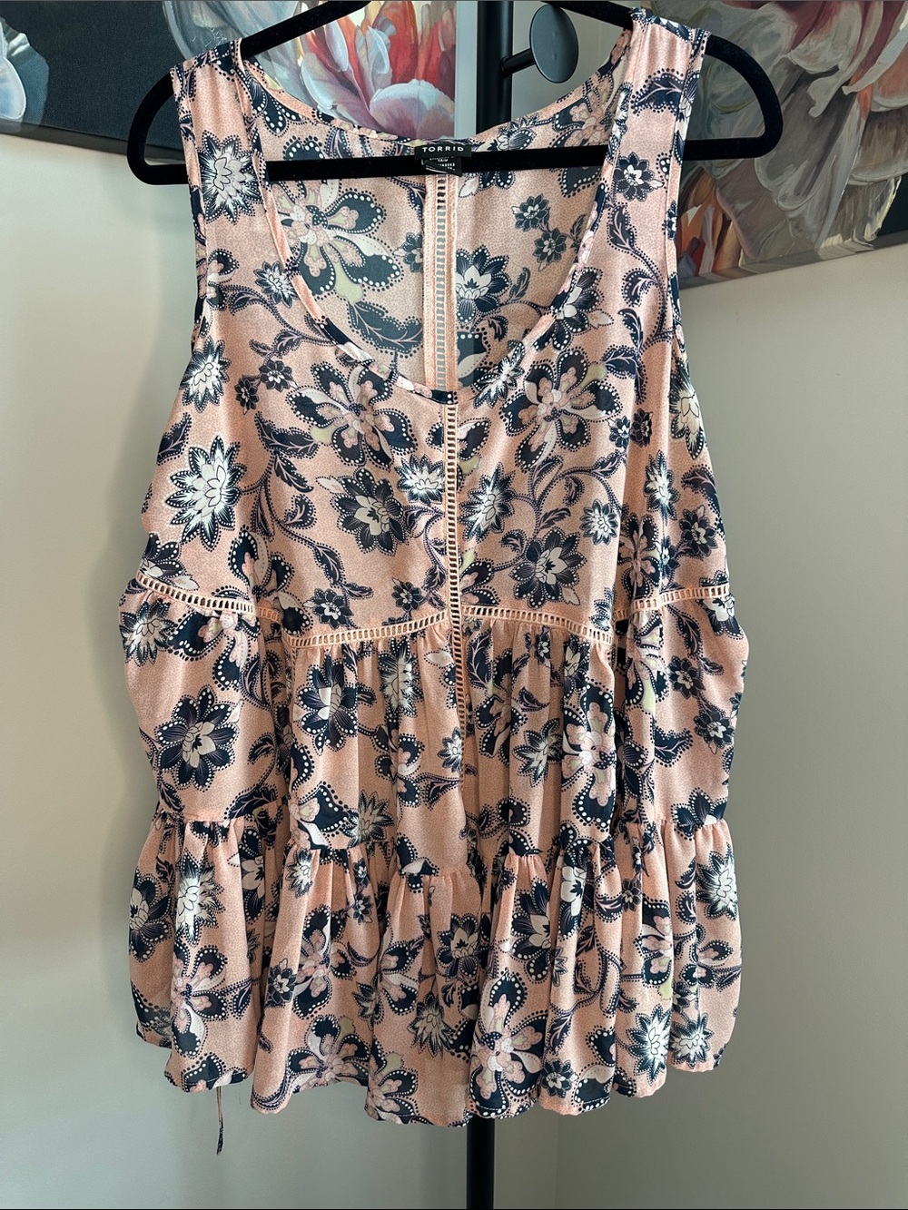torrid Flowy Tiered Tank